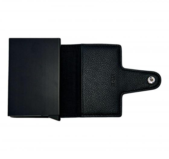BOSS Portatessere Uomo Nero Secrid Ray 50554033 Similpelle RFID