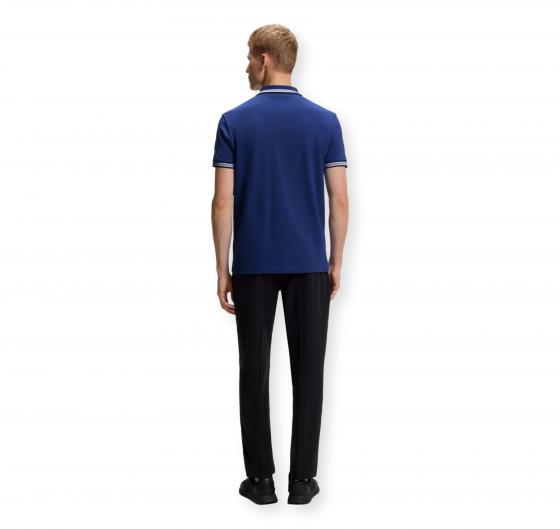 BOSS Polo Uomo Paddy In Pique Di Cotone Regular Fit 50469055 Colore Blu Scuro