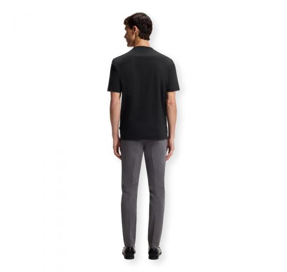 BOSS T Shirt Uomo In Cotone Mercerizzato Con Monogramma Double B C Taut 01 50555844 Colore Nero