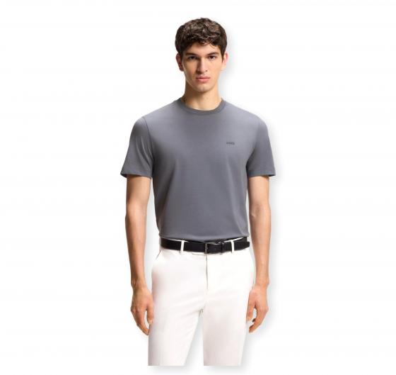 BOSS T Shirt Uomo In Jersey Di Cotone Con Logo Thompson 01 50468347 Colore Grigio