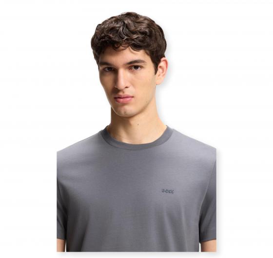 BOSS T Shirt Uomo In Jersey Di Cotone Con Logo Thompson 01 50468347 Colore Grigio