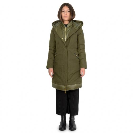 WOOLRICH Donna Weoka Parka Dark Green CFWWOU0518FRUT2707