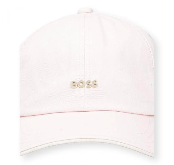 BOSS Cappellino Donna In Twill Di Cotone Con Logo In Metallo Regolabile Ari ME 50533367 Colore Rosa