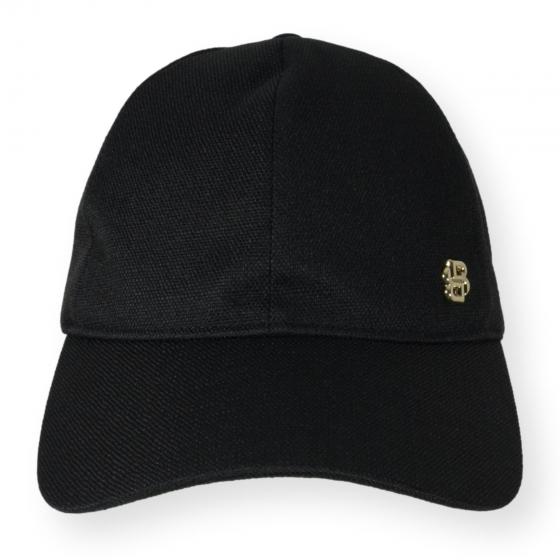 BOSS Cappellino Donna In Twill Di Cotone Con Logo In Metallo Regolabile Ari FB 50560412 Colore Nero