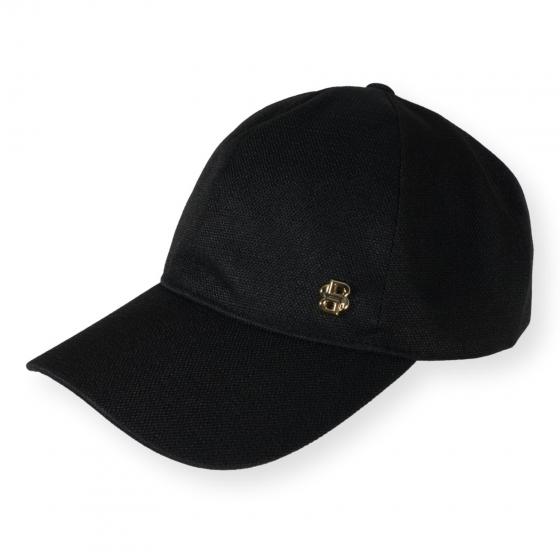 BOSS Cappellino Donna In Twill Di Cotone Con Logo In Metallo Regolabile Ari FB 50560412 Colore Nero