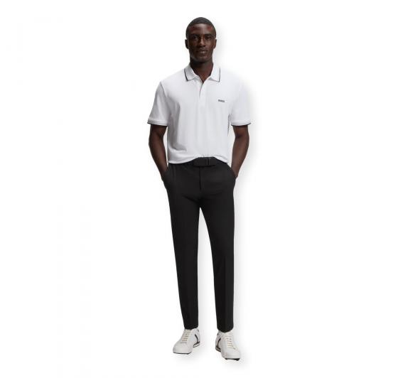 BOSS Pantalone Uomo Slim Fit In Tessuto Elasticizzato Idrorepellente T Commuter Slim 50534303 Colore Nero