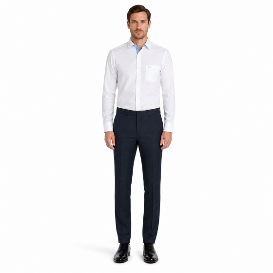 Paul Shark Yachting Polo camicia p17p1834sf col. 010 Bianco SLIM FIT