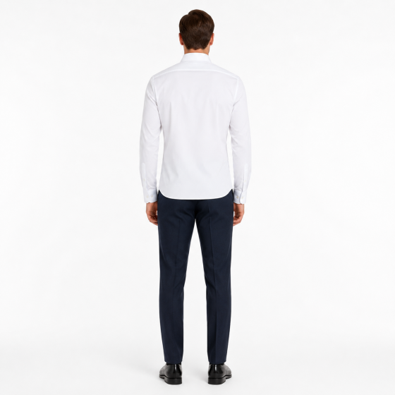 Paul Shark Yachting Polo camicia p17p1834sf col. 010 Bianco SLIM FIT