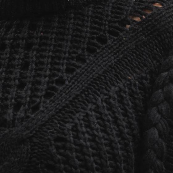 BOSS Maglione Donna Lavorato Con Alpaca e Lana Vergine C Fasta 50548951 Colore Nero