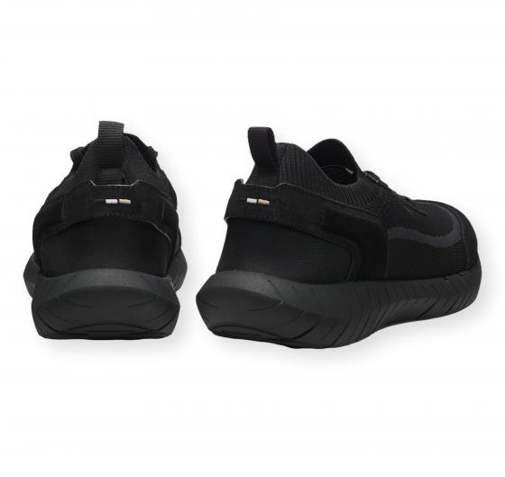 BOSS Sneakers Uomo Stringate In Pelle Scamosciata Con Calzino In Maglia BOSS MOTION Slon bkn 50568943 Colore Nero
