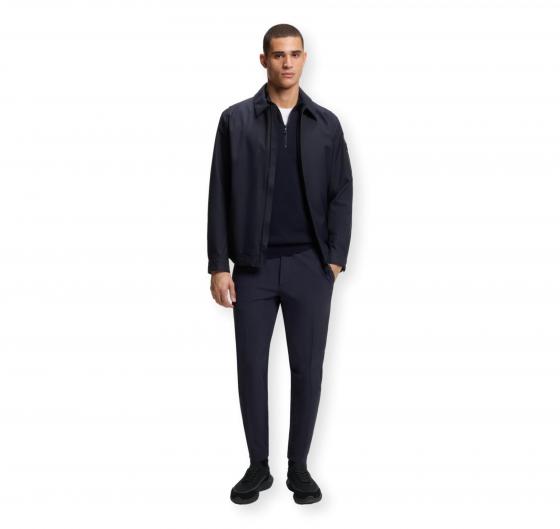 BOSS Sneakers Uomo Stringate In Pelle Scamosciata Con Calzino In Maglia BOSS MOTION Slon bkn 50568943 Colore Nero
