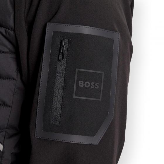 BOSS Giubbotto Uomo Idrorepellente con Cappuccio J Urbanex Hybrid HD 50541032 Colore Nero