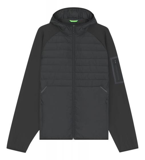 BOSS Giubbotto Uomo Idrorepellente con Cappuccio J Urbanex Hybrid HD 50541032 Colore Nero