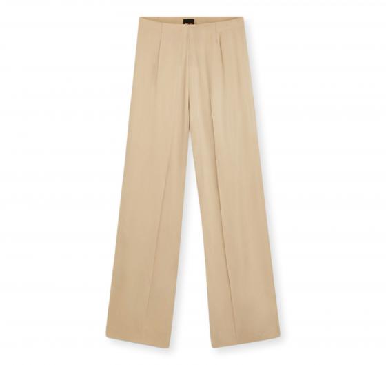 BOSS Pantaloni Donna Regular Fit Gamba Larga C Terini 50564276 Colore Beige