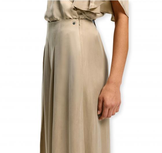 BOSS Pantaloni Donna Regular Fit Gamba Larga C Terini 50564276 Colore Beige