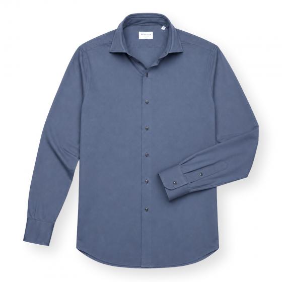 XACUS Camicia Uomo Active Shirt Tailor Fit 31722733 Grigio Stretch Tecnico