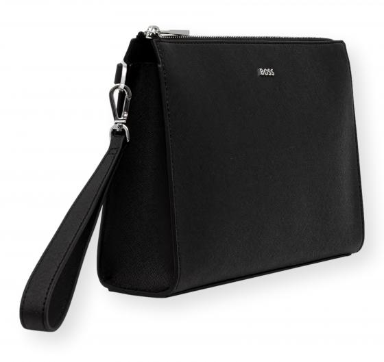 BOSS Borsa Uomo in Pelle con Zip Northon Clutch 50572464 Colore Nero