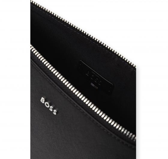 BOSS Borsa Uomo in Pelle con Zip Northon Clutch 50572464 Colore Nero