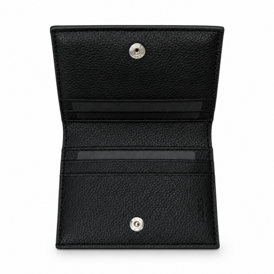 BOSS Ray Bifold Portafoglio Uomo Nero 6 Carte con Portabanconote 50568405