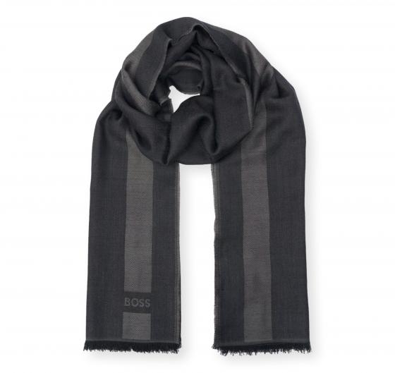 BOSS Sciarpa Uomo in Misto Lana con Frange Eryk 70x180 50547659 Colore Grigio