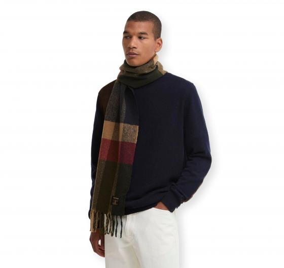 BARBOUR Sciarpa Westerdale a Scacchi Oversize USC0391GN91 Colore Tartan Multicolor