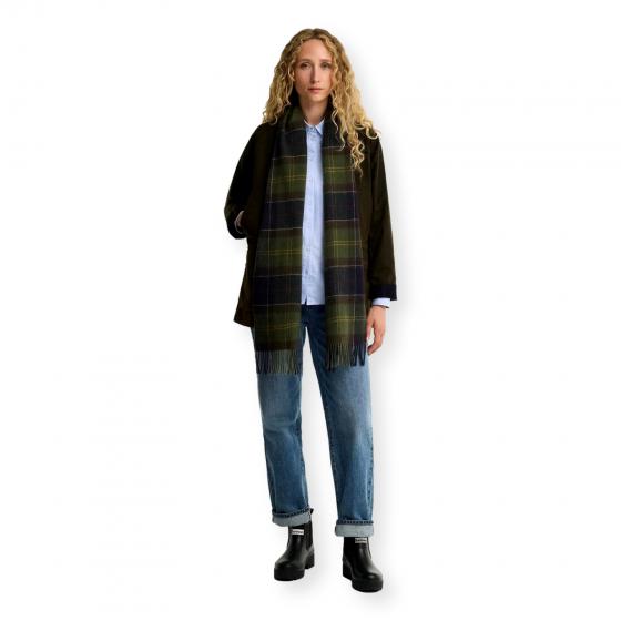 BARBOUR Halton Tronchetti Donna in Gomma Chelsea Nero Suola Carrarmato LRF0100BK11