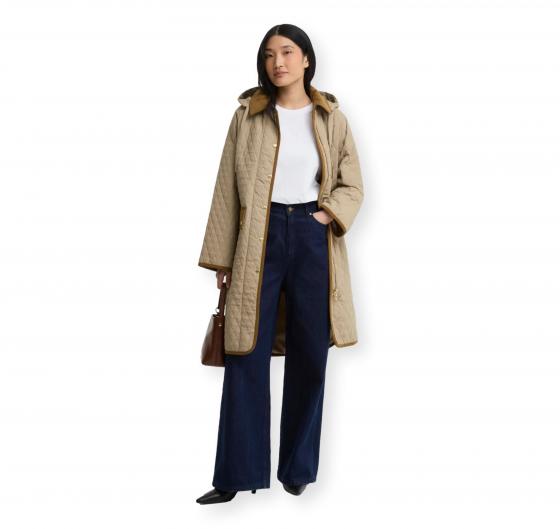 BARBOUR Giacca Donna Trapuntata Cappuccio Removibile Ravensden LQU1926BE31 Colore Beige