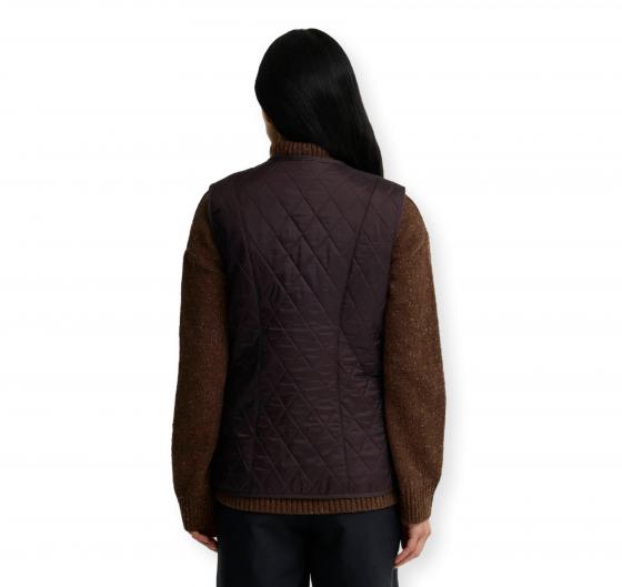 BARBOUR Gilet Donna Fodera in Pile Fleece Betty Liner LLI0003BR71 Colore Marrone