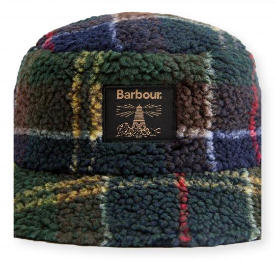 BARBOUR Cappello da Pescatore in Pile Field MHA0920OL91 Colore Classic Tartan