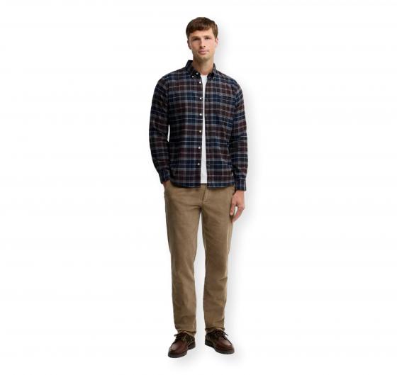 BARBOUR Camicia Uomo Tartan Taglio Sartoriale Kyeloch MSH5014TN38 Blu Scuro