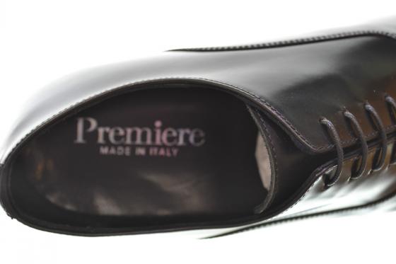 PREMIERE Scarpe Uomo Abrasivato Nero Occasioni e Cerimonie MADE IN ITALY