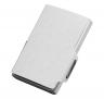 MONDRAGHI Saffiano White Mini Wallet in Pelle Protezione RFID Colore White