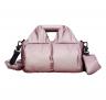 RAINS Borsa Nyssa Puffer Duffel Crossbody Mini Colore Rosa Muse