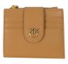 PINKO Portafoglio Donna In Pelle Multi Purpose Wallet 103610 C83Q Colore Cuoio