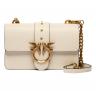 PINKO Borsa Donna Love One Mini St Cl Vitello Seta 105856 Colore Bianco Z14Q