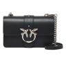 PINKO Borsa Donna Love One Mini St Cl Vitello Seta 105856 Colore Nero Z99O