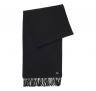 BOSS Sciarpa Donna In Lana Con Rivetto Con Logo Zesy 50517216 Colore Nero