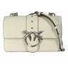 PINKO Borsa Donna Love One Mini St Cl Vitello Seta 105856 Colore Bianco Z14O