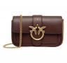PINKO Borsa Donna Love One Pocket C Vitello Seta 100061 Colore Bordeaux R49Q