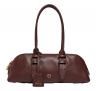 Pinko Borsa Bowling Donna Escape Bag Horizontal Big in Pelle 106169 Colore Burgundy R49Q