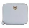PINKO Portafoglio Donna Taylor Zip Around Vitello Seta 100249 E37Q Colore Azzurro