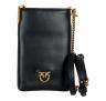 PINKO Porta Cellulare Donna In Pelle Con Catenella 106403 Colore Nero Z99Q