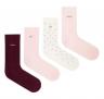 BOSS Calzini Donna Altezza Regolare Con Dettagli Con Logo 4P RS GiftShine 50546742 Colore Rosa